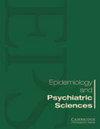 Epidemiology and Psychiatric Sciences雜志封面
